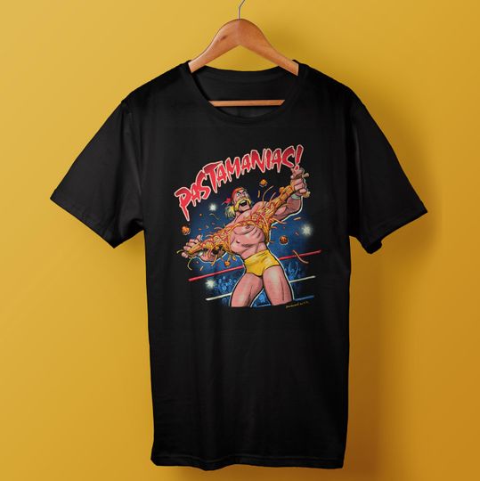 Hulk Hogan T-Shirt Wrestling WWF Movies Comics 1980s Pasta