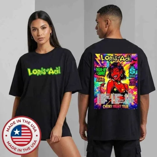 Discover Lords of Acid Cheeky Freaky Tour 2026 Unisex T-Shirt