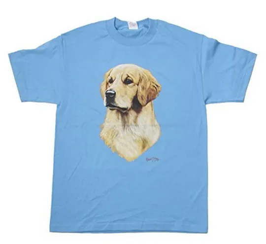 Discover Men's Golden Retriever Print T Shirt