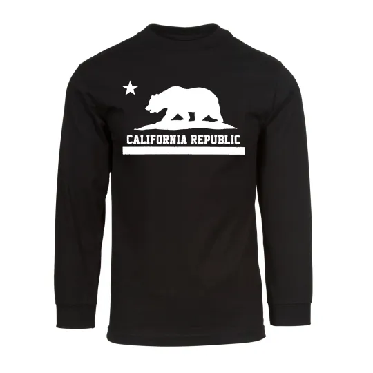 Discover Men's California Republic Long-Sleeve T-Shirt
