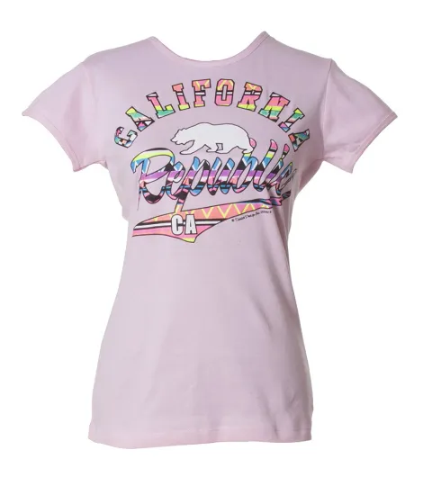Discover Womens California Republic Tribal Script Short-Sleeve T-Shirt