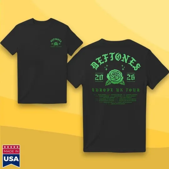 Discover Deftone Tour 2026 Merch Unisex T-shirt