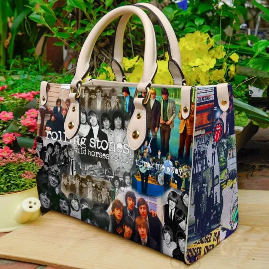 The Rolling Stones Leather Handbag for Women