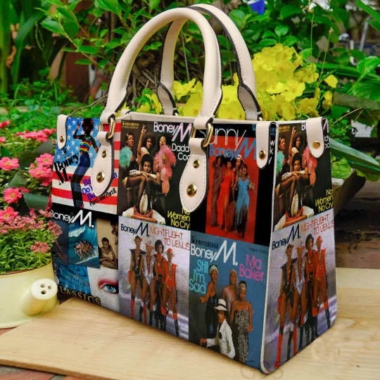 Discover Boney M Leather Handbag for Women, Shoulder Bag, Fan Gift