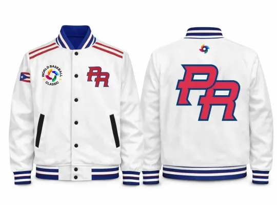 2026 World Baseball Classic Puerto Rico Team Baseball Jacket