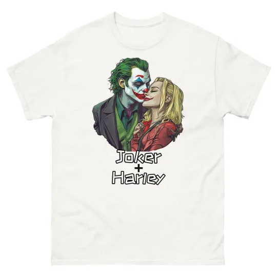 Discover Joker and Harley Quinn T-Shirt | DC Comics Graphic Tee for Men and Women