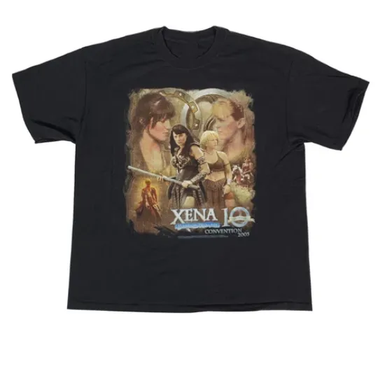 Xena The Warrior Princess 10th Anniversary T-Shirt Cotton Tee All Sizes