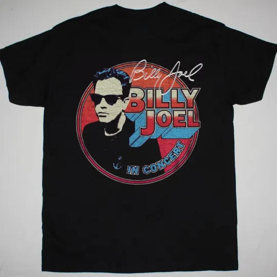 Discover Billy Joel In Concert Signature T Shirt Gift Fans
