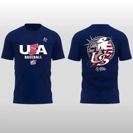 Discover 2026 World Baseball Classic USA Team T Shirt