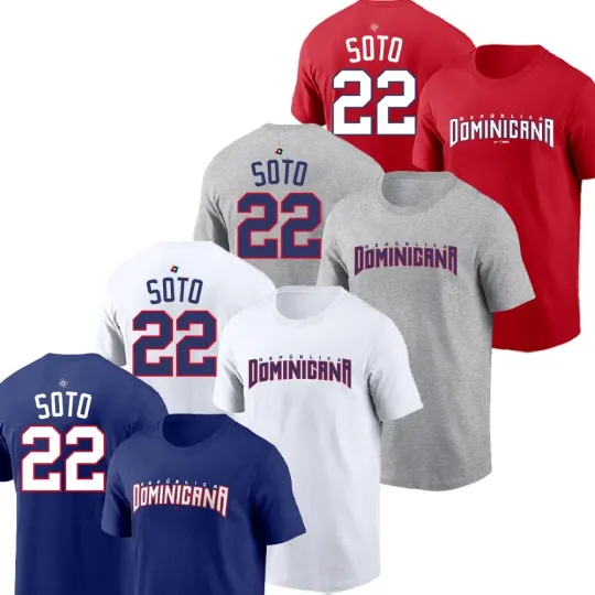 Discover Juan Soto #22 Dominican Republic 2026 World Baseball Classic Gift
