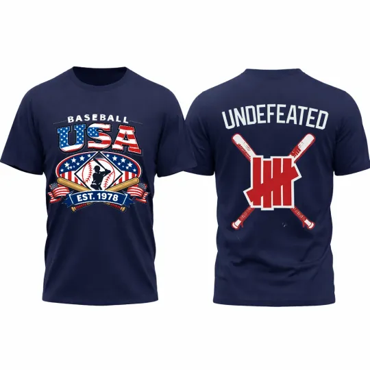 Discover Men's USA Baseball 2026 World Baseball Classic Undefeated Tee