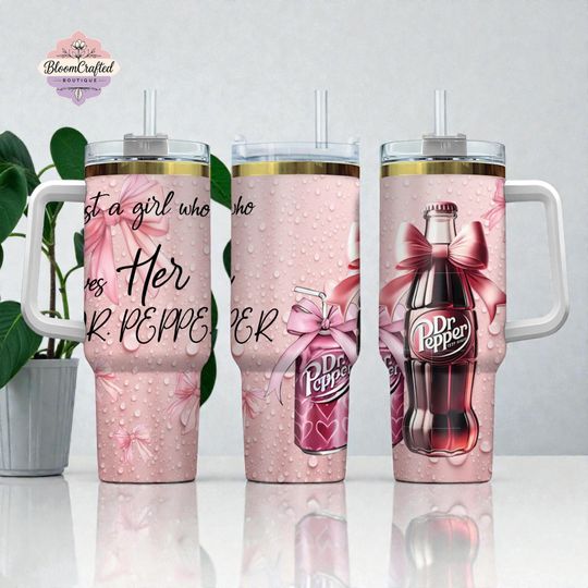 Discover Dr Soda Girl Insulated Stainless Steel Tumbler Cup 20oz and 40oz