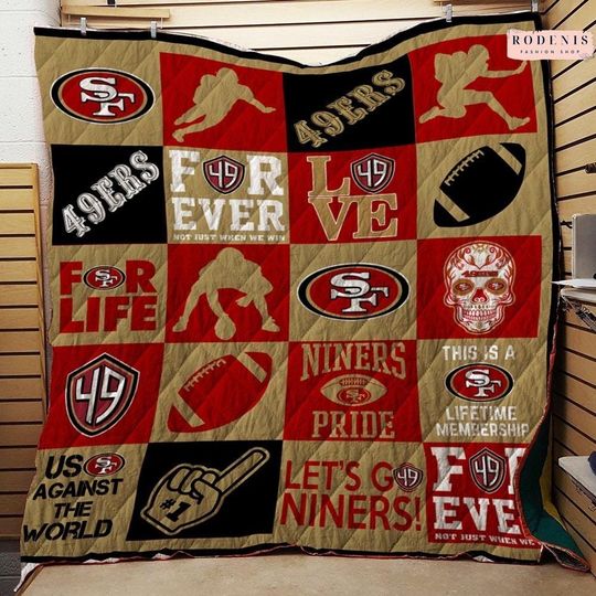 Discover San Francisco 49ers football Football Sports Lover Quilt Blanket