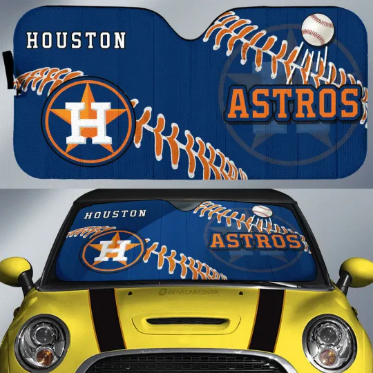 Houston Astros Car Sun Shade, Car Accessories