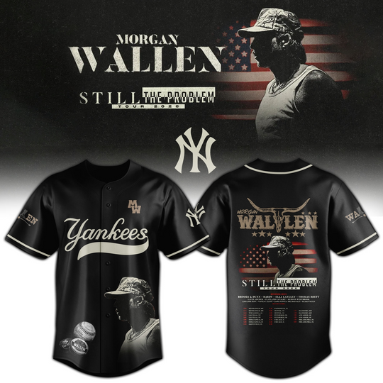 Discover New York Yankees x Wallen Western “Still The Problem Tour” Limited Edition Jersey