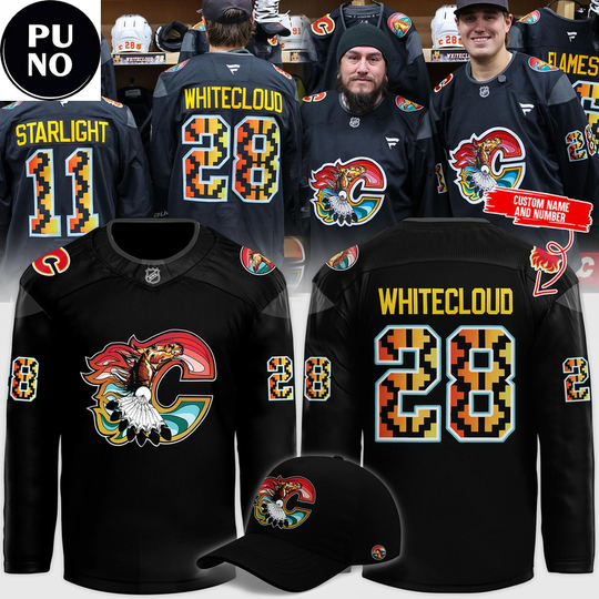 Calgary Flames 2026 Indigenous Celebration For Fans Personalized Hockey Jersey