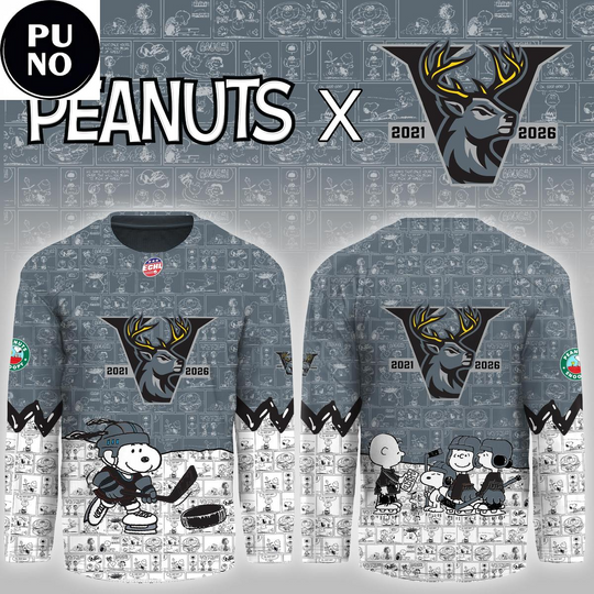 Discover Iowa Heartlanders x Peanuts Night Game 2026 Hockey Jersey