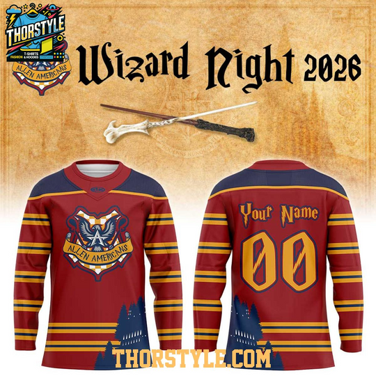 Discover Allen Americans x Magic Night 2026 Personalized Hockey Jersey