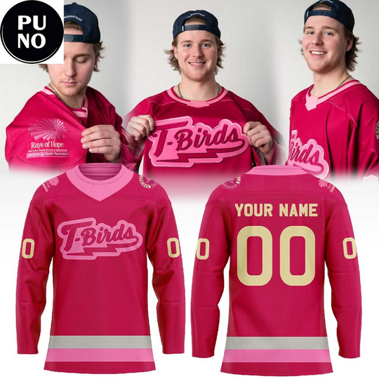 Discover Springfield Thunderbirds Pink in the Rink 2026 Personalized Hockey Jersey