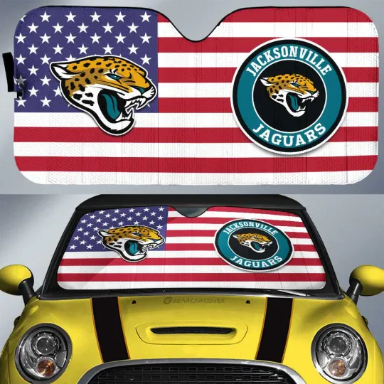 Jacksonville Jaguars Car Sun Shade, Car Accessories