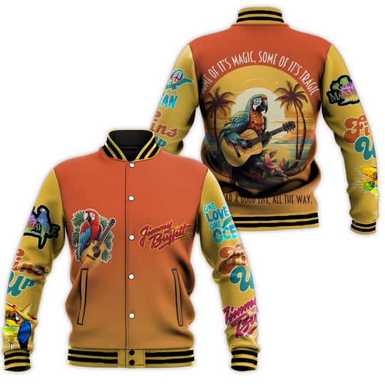 Jimmy Buffett 2025 HOT HOT 3D Shirt Baseball Jacket