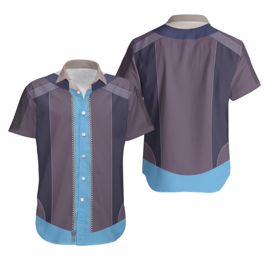 Judy Hopps Hawaiian Shirt and Shorts, Judy Hopps Police Shirt, Zootopia 2 Cosplay Costume For Halloween, Animal City Animated Shirt
