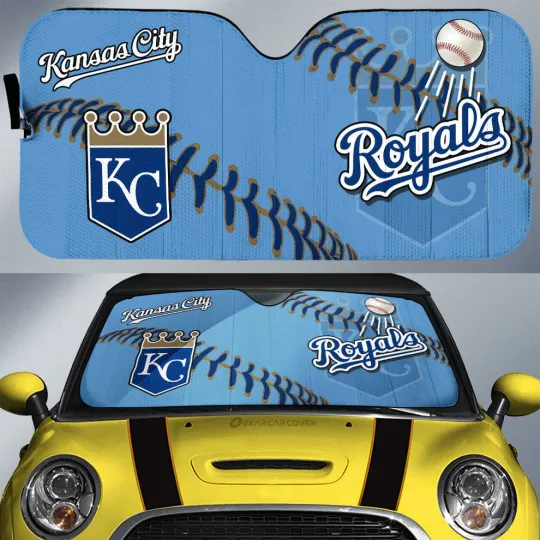 Kansas City Royals Car Sun Shade, Car Accessories