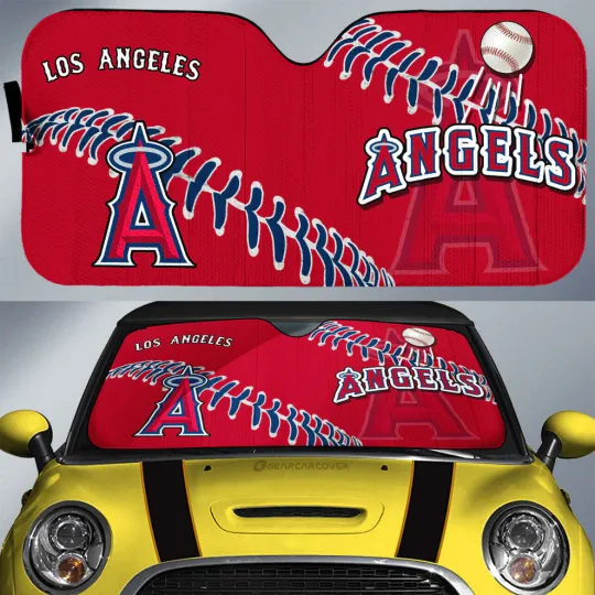 Discover Los Angeles Angels Car Sun Shade, Car Accessories