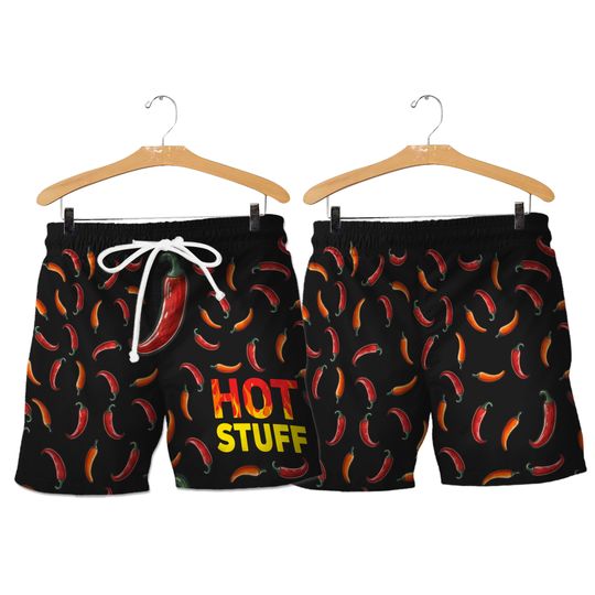 Hot Chilli Shorts, Chilli Lips Shorts, Chilli Summer Pants