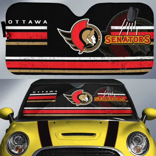 Ottawa Senators Car Sun Shade, Car Accessories