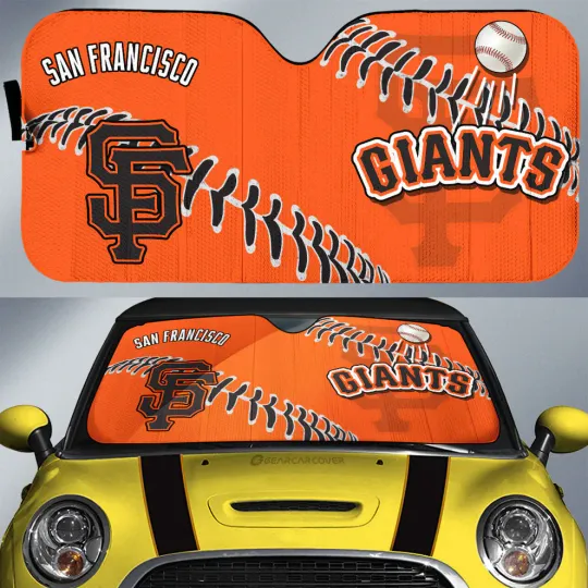 San Francisco Giants Car Sun Shade, Car Accessories
