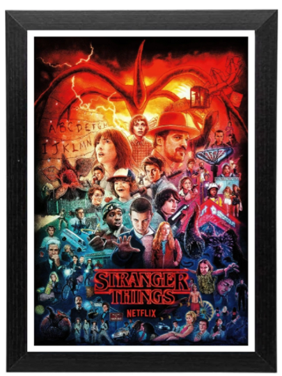Stranger Things TV Series Art Poster - Premium Matte Vertical Print  Poster