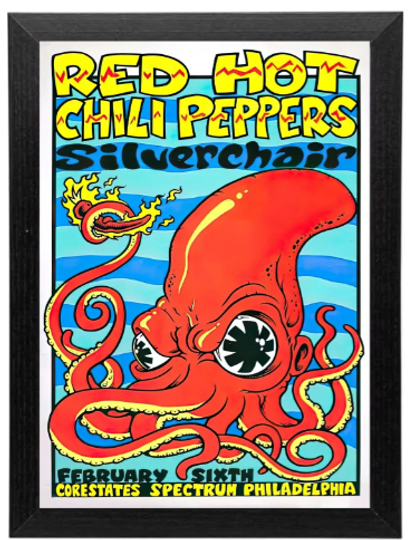Red Hot Chili Peppers Music Concert Poster Art