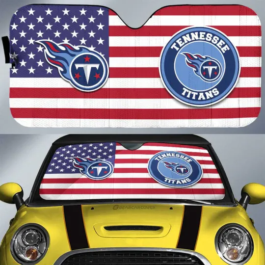 Tennessee Titans Car Sun Shade, Car Accessories