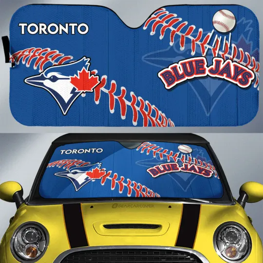 Toronto Blue Jays Car Sun Shade, Car Accessories