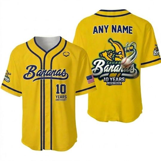 Discover Custom Savannah Banana Limited Edition Baseball Jersey