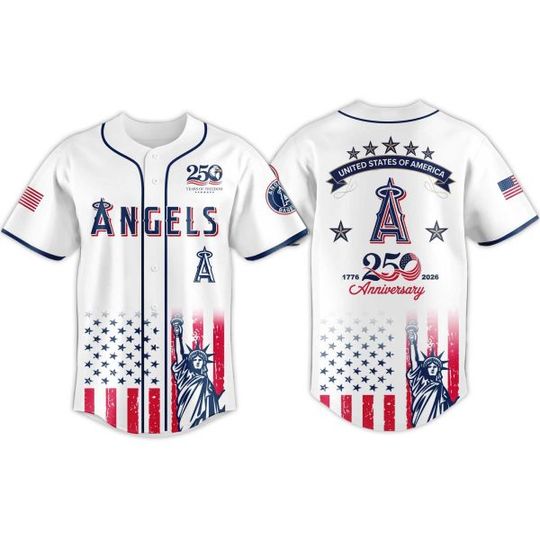 Discover 2026 Angels America’s 250th Anniversary Jersey
