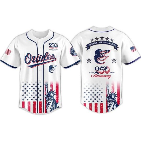 2026 Orioles America’s 250th Anniversary Jersey