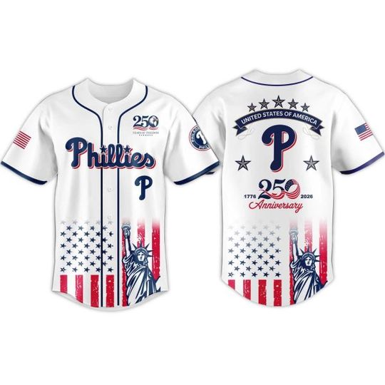 Discover 2026 Phillies America’s 250th Anniversary Jersey