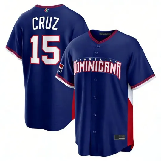 Discover Dominican Republic Oneil Cruz Royal 2026 World Baseball Classic Jersey