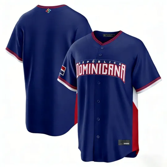 Discover Dominican Republic Royal 2026 World Baseball Classic Jersey