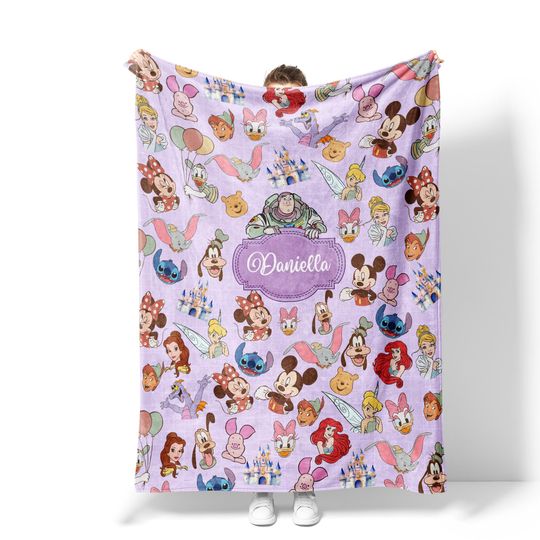 Discover Personalized Mickey & Friends blanket, Custom Toy Story Princess Blanket