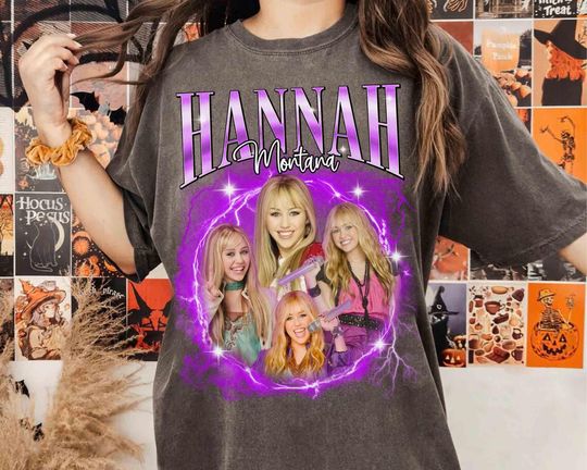 Discover Vintage Bootleg Hannah Montana 20Th Anniversary Shirt, Disney Hannah Montana Tee, Disney Channel Pop Star Tee, Disneyland Family 2026 Trip