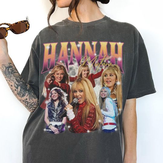 Discover Vintage Hannah Montana Shirt, Hannah Montana Bootleg Shirt, Hannah Montana Homage, Disneyland Channel Girls Trip Shirt, Magic Kingdom Shirt