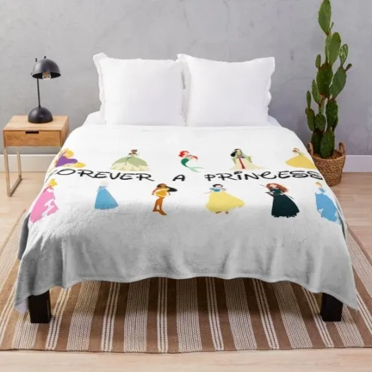 Discover Disney Cute Forever A Princess Fleece Blanket