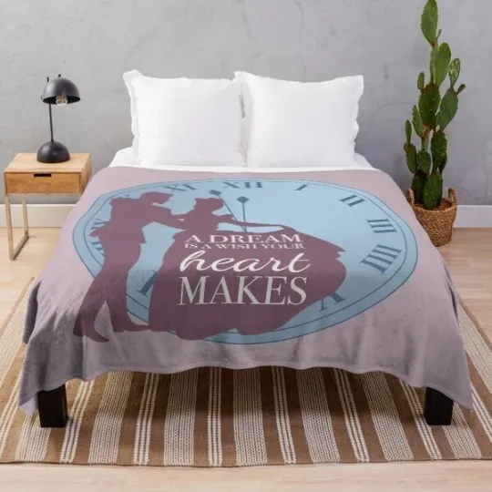 Disney Cute Mushu Fleece Blanket