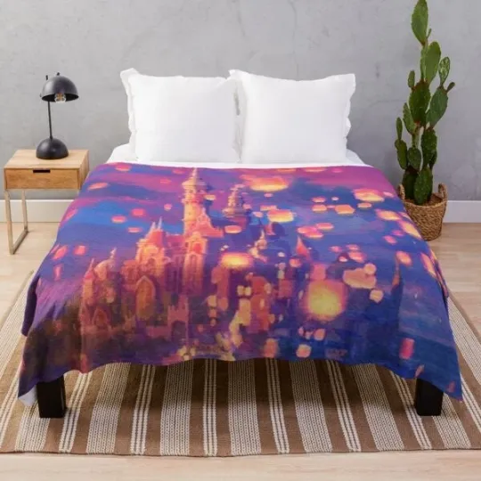 Disney Cute Mushu Fleece Blanket