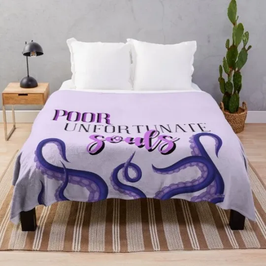 Discover Disney Poor Unfortunate Souls Fleece Blanket