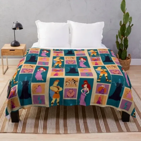 Discover Disney Hercules Inspired Minimalist Fleece Blanket