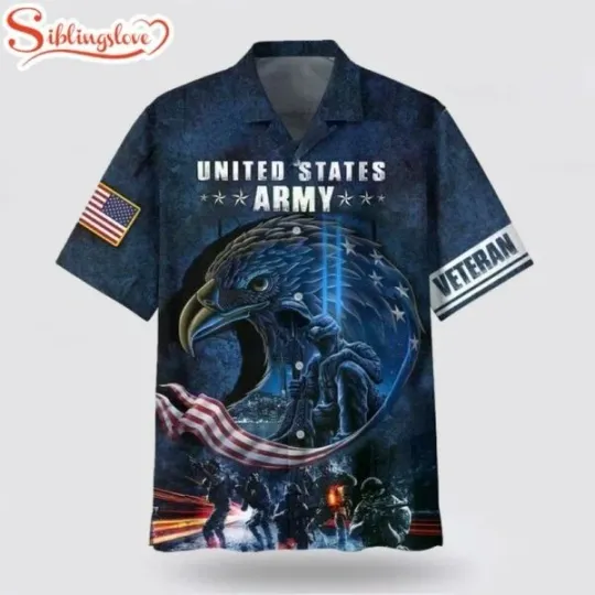 Army Veteran Hawaiian Shirt